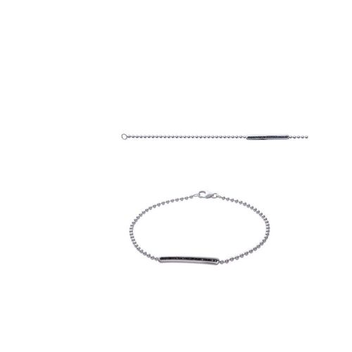 Bracelet Femme - Argent 925 - Oxyde De Zirconium - Longueur : 18 Cm