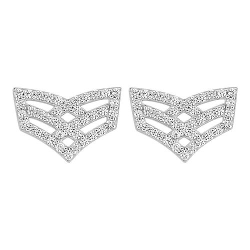 Boucles D'oreilles Femme - Oxyde De Zirconium - Argent 925