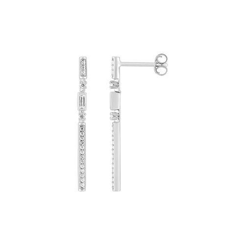 Boucles D'oreilles Femme - Oxyde De Zirconium - Argent 925