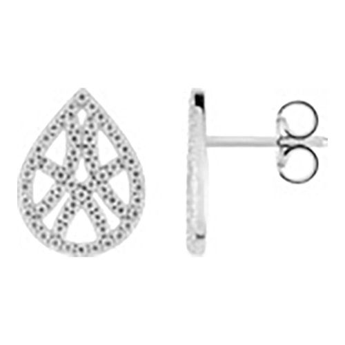 Boucles D'oreilles Femme - Oxyde De Zirconium - Argent 925