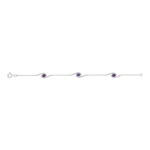 Bracelet Femme - Argent 925 - Longueur : 18 Cm