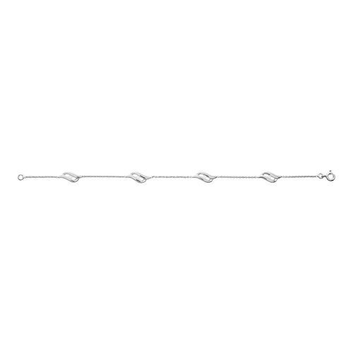 Bracelet Femme - Oxyde De Zirconium - Argent 925 - Longueur : 18 Cm