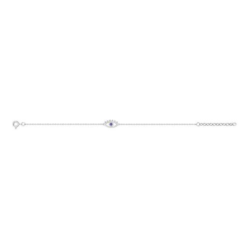 Bracelet Femme - Oxyde De Zirconium - Argent 925 - Longueur : 18 Cm