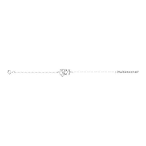 Bracelet Femme - Oxyde De Zirconium - Argent 925 - Longueur : 18 Cm