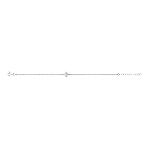 Bracelet Femme - Oxyde De Zirconium - Argent 925 - Longueur : 18 Cm