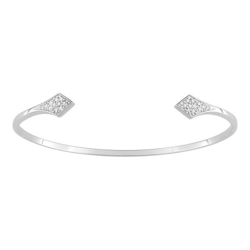 Bracelet Femme - Oxyde De Zirconium - Argent 925 - Longueur : 18 Cm
