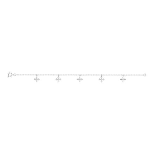 Bracelet Femme - Oxyde De Zirconium - Argent 925 - Longueur : 18 Cm