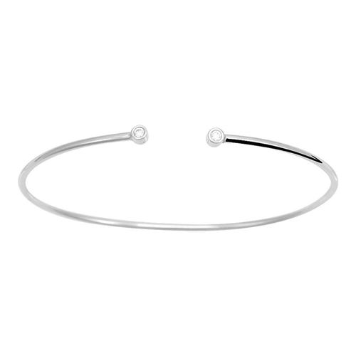 Bracelet Femme - Oxyde De Zirconium - Argent 925 - Longueur : 18 Cm