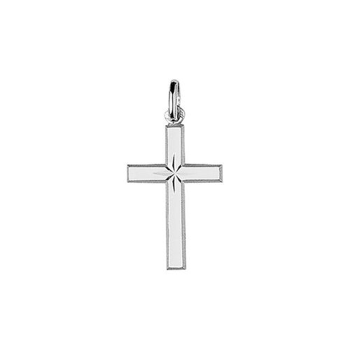 Pendentif Mixte - Argent 925 - Croix