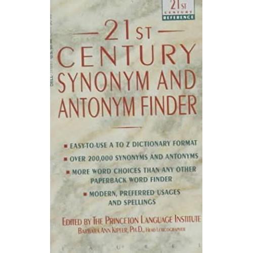 21st Century Synonym And Antonym Finder