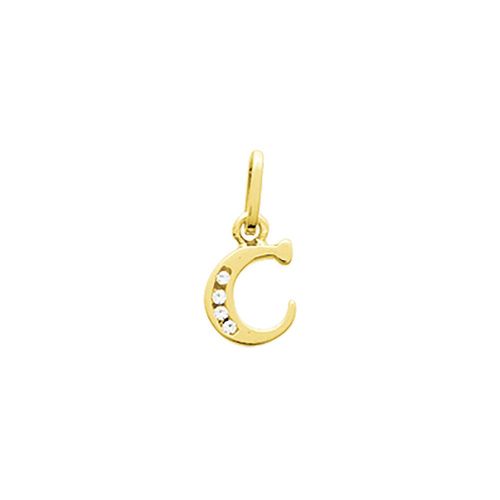 Pendentif Enfant - Or 18 Carats - Diamant 0,032 Carats