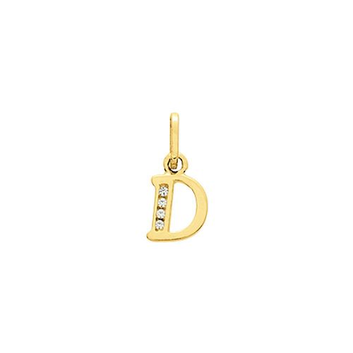 Pendentif Enfant - Or 18 Carats - Diamant 0,032 Carats