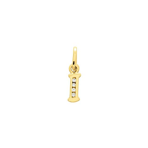 Pendentif Enfant - Or 18 Carats - Diamant 0,032 Carats