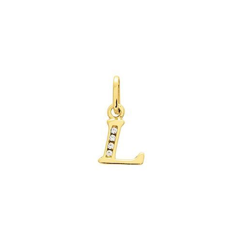 Pendentif Enfant - Or 18 Carats - Diamant 0,032 Carats