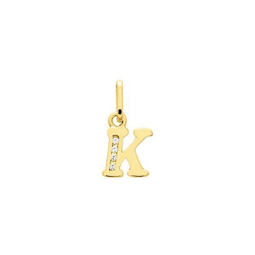 Pendentif Enfant - Or 18 Carats - Diamant 0,032 Carats