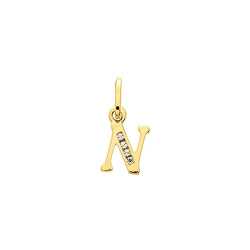 Pendentif Enfant - Or 18 Carats - Diamant 0,032 Carats