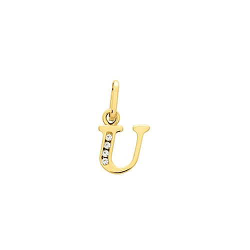 Pendentif Enfant - Or 18 Carats - Diamant 0,032 Carats