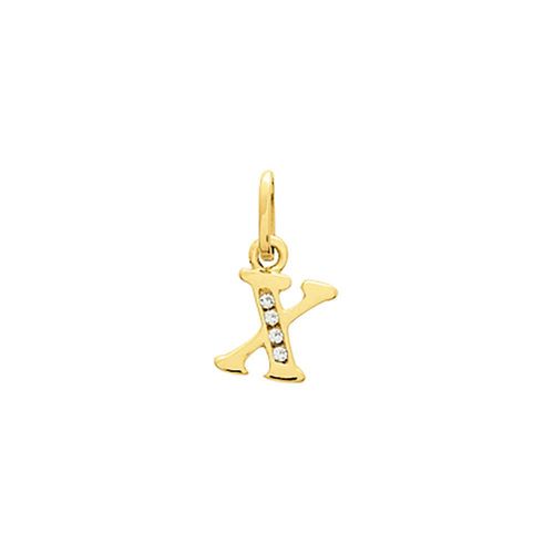 Pendentif Enfant - Or 18 Carats - Diamant 0,032 Carats