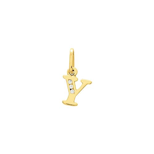 Pendentif Enfant - Or 18 Carats - Diamant 0,032 Carats