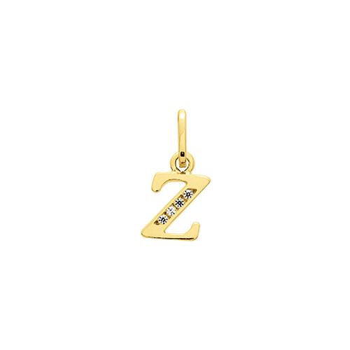 Pendentif Enfant - Or 18 Carats - Diamant 0,032 Carats