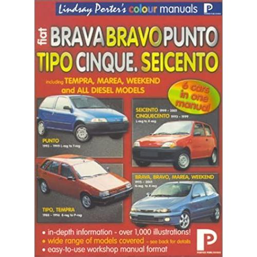 Fiat Brava, Bravo, Punto, Tipo, Cinque, Seicento Colour Workshop Manual (Lindsay Porter's Colour Manuals)