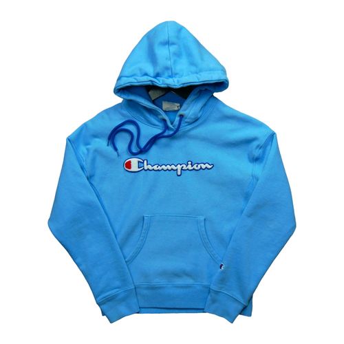 Reconditionné - Sweat À Capuche Champion Hoodie - Taille Xs - Femme - Bleu Clair