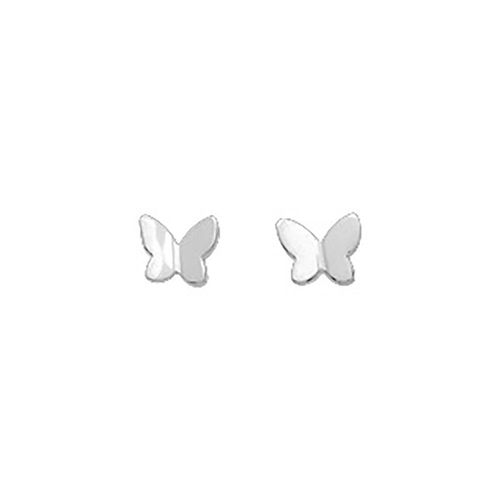 Boucles D'oreilles Enfant - Or 18 Carats - Papillon
