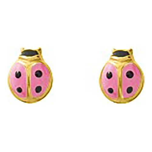 Boucles D'oreilles Enfant - Or 18 Carats - Coccinelle