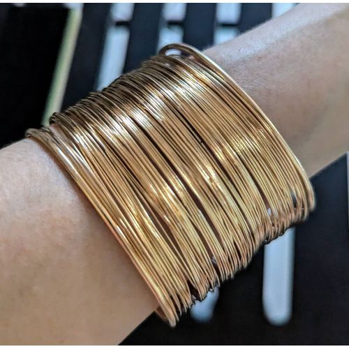 Joli Bracelet Doré Multi Rangées