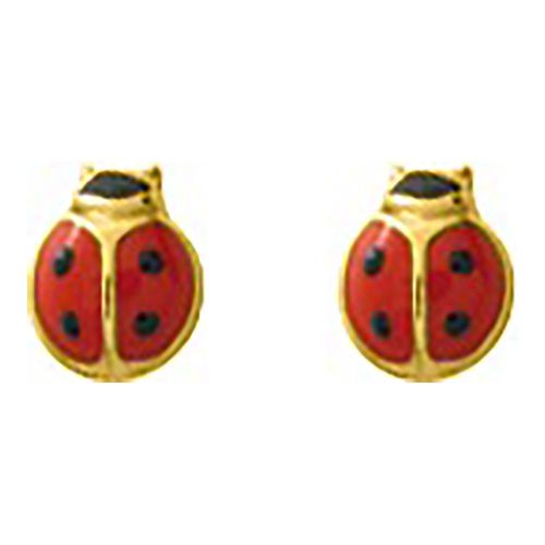 Boucles D'oreilles Enfant - Or 18 Carats - Coccinelle