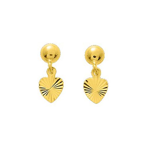Boucles D'oreilles Enfant - Or 18 Carats