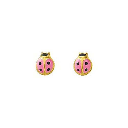 Boucles D'oreilles Enfant - Or 18 Carats - Coccinelle