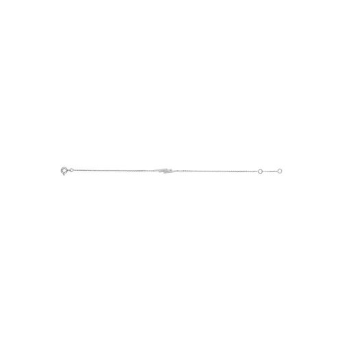 Bracelet Femme - Or 18 Carats - Diamant 0,05 Carats - Longueur : 18 Cm