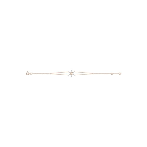Bracelet Femme - Or 18 Carats - Diamant 0,08 Carats - Longueur : 18 Cm