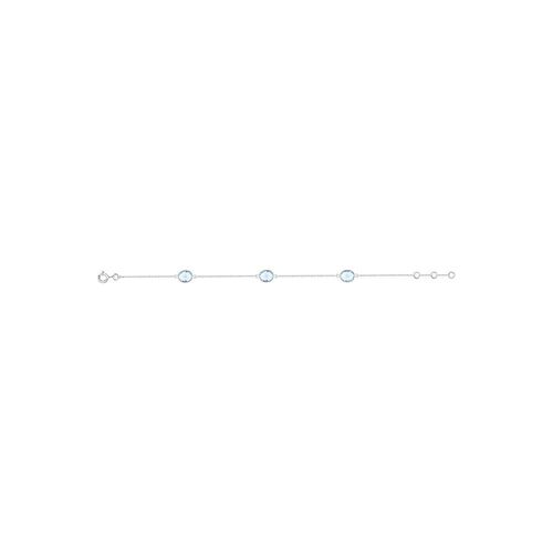 Bracelet Femme - Topaze - Or 18 Carats - Longueur : 18 Cm