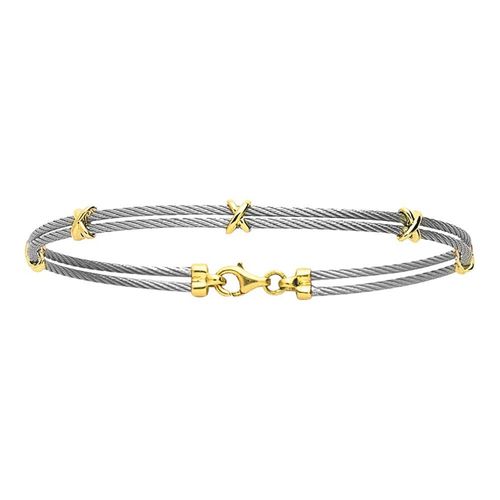 Bracelet Homme - Or 18 Carats - Longueur : 18 Cm