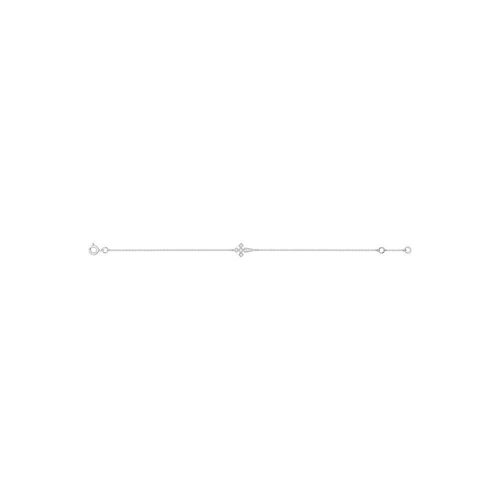 Bracelet Femme - Or 18 Carats - Diamant 0,04 Carats - Longueur : 18 Cm