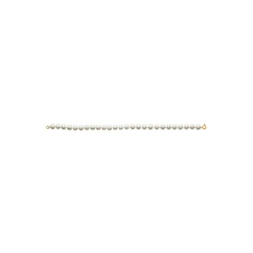 Bracelet Femme - Perle - Or 18 Carats - Longueur : 18 Cm