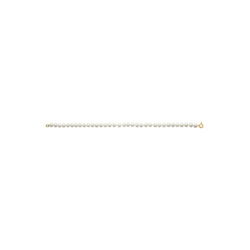 Bracelet Femme - Perle - Or 18 Carats - Longueur : 18 Cm