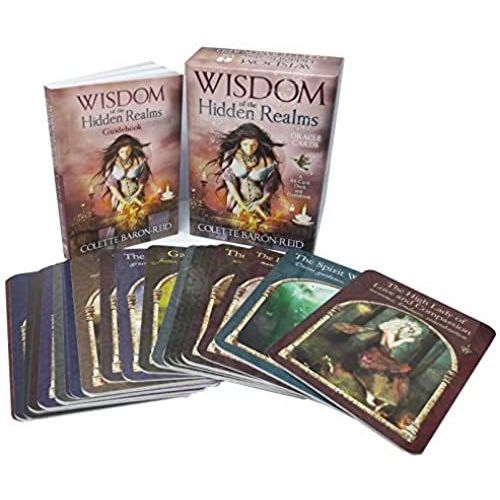 Wisdom Of The Hidden Realms Oracle Cards A 44-Card Deck And Guidebook Pack Set