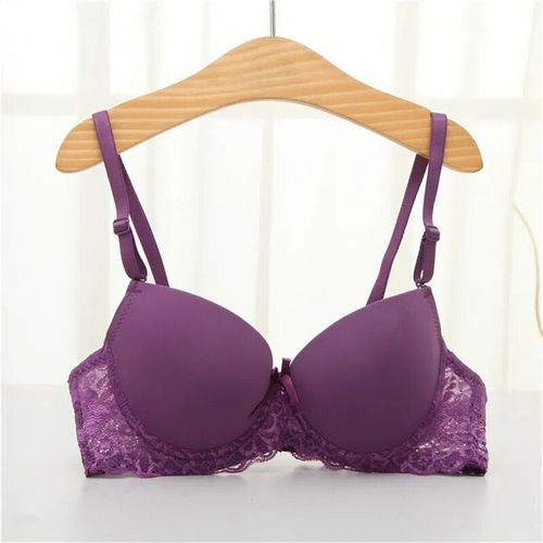 Sous-Vêtements En Dentelle Pour Adolescents,Lingerie Pour Jeunes Filles,Soutien-Gorge Pour Enfants,Petite Taille 14/16/18 Ans - Type Violet-12