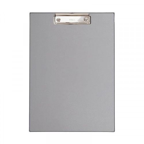Porte-Bloc Plastifié - Format A4 - Gris - Maul