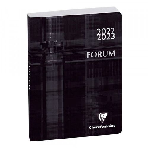Agenda Scolaire 2023/2024 Forum Metric Exacompta 12 X 17 Cm Noir