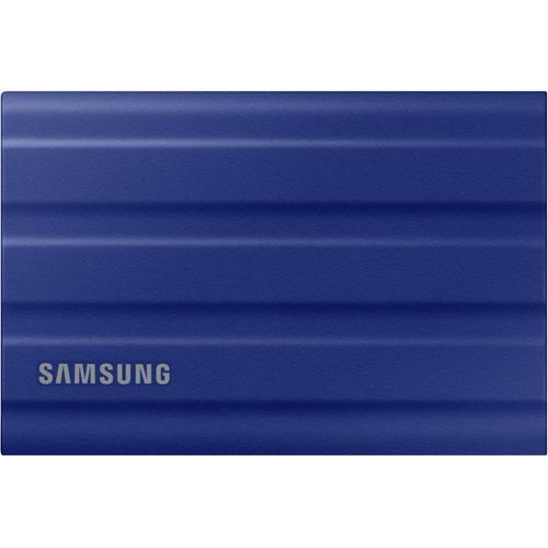 Samsung T7 Shield MU-PE2T0R - SSD - chiffré - 2 To - externe (portable) - USB 3.2 Gen 2 (USB-C connecteur) - AES 256 bits - bleu