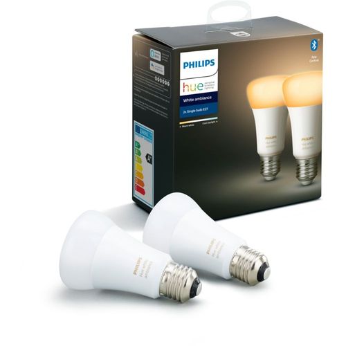 Ampoule Connectée Philips Pack X2 E27 White & Ambiance