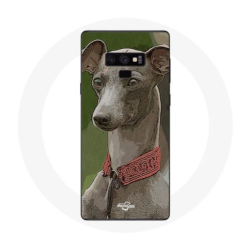 Coque Pour Samsung Galaxy Note 9 Lévrier Greyhound Gris