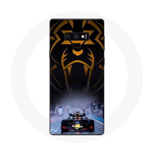 Coque Pour Samsung Galaxy Note 9 Formule 1 Sebastian Vettel Pilote Automobile F1 Noir