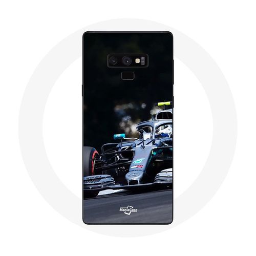 Coque Pour Samsung Galaxy Note 9 Formule 1 Valtteri Bottas Pilote Automobile F1 Noir