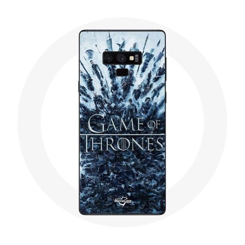 Coque Pour Samsung Galaxy Note 9 Game Of Thrones Saison 8 Episode 1 Le Trône De Fer Personnages Logo Gris