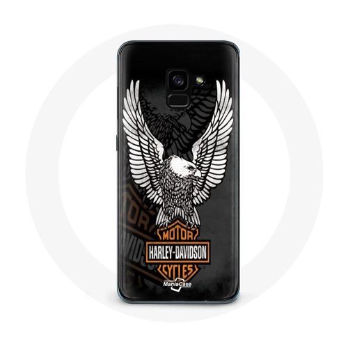 Coque Pour Samsung Galaxy A8 Plus Harley Davidson Aigle Logo